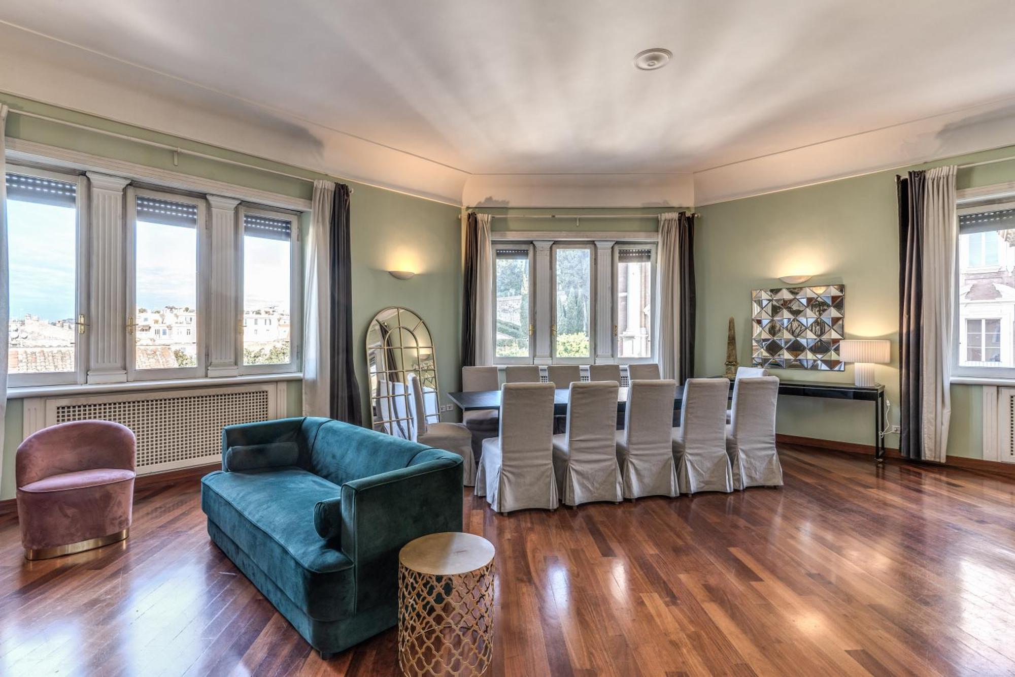 Downtown Srl - Imperial Panorama Penthouse Lägenhet Rom Exteriör bild